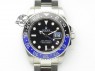 GMT-Master II 116710 BLNR Black/Blue Ceramic 1:1 Noob Best Edition On SS Bracelet A2836