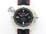 Seawolf SS 1:1 Best Edition Superlumed Black Numeral Dial On Leather Strap A2824