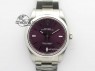 Oyster Perpetual 39mm 114300 JF 1:1 Best Edition Grape Dial On SS Bracelet SA3132