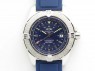 Colt Automatic 41mm SS Blue Textured Dial On Rubber Strap A2824