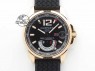 Mille Miglia RG Real Power Reserve Display Black Dial On Black Rubber Strap A2824