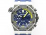 Royal Oak Offshore Diver Chronograph Blue Noob Best Edition On Blue Rubber Strap A3126
