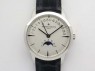 Patrimony Retrograde Date MoonPhase SS GS Best Edition White Dial On Leather Strap A2460