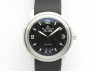 LEMAN 2850B SS 1:1 Best Edition Black Dial On Black Rubber Strap Cal.6950