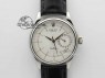 Cellini Date VF Best Edition SS White Dial Stick Markers On Black Leather Strap A3165