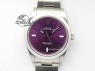 Oyster Perpetual 39mm 114300 BP Maker Best Edition Grape Dial On SS Bracelet A2824