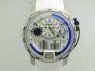 HYT SS CYF White Dial Blue Crown On White Rubber Strap Asian Movement HTY Cal.101