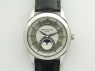 Complications Series Moonphase SS KMF White Dial On Black Leather Strap Cal.324
