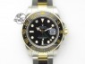GMT-Master II 116713 LN Noob 1:1 Best Edition YG Wrapped Bezel Black Dial On SS/YG Bracelet A2836
