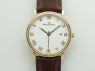 Villeret 6651 RG ZF 1:1 Best Edition White Dial On Brown Leather Strap A1151