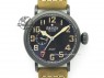 Pilot Type 20 Extra Special PVD 47mm Black Dial Camouflage Markers On Brown Asso Strap A23J