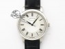 Langematik MK Best Edition SS White Dial On Black Leather Strap A88275