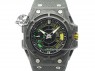 Spidolite II Tech Green Forged Carbon V6F Best Edition On Black Nylon Strap A7750
