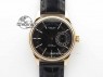 Cellini Date VF Best Edition RG Black Dial Stick Markers On Black Leather Strap A3165