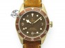 Heritage Black Bay Bronze ZF Best Edition On Brown Leather Strap A2824