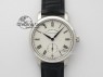 Richard Lange MK Best Edition SS White Dial Roman Markers Sec@6 On Black Leather Strap A88275