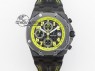 Royal Oak Offshore BumbleBee Forged Carbon JF Best Edition on Leather Strap A7750