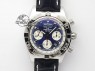 Chronomat B01 Chrono SS JF 1:1 Best Edition Blue Dial On Black Leather Strap A7750