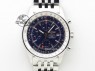 1884 Chronometre Navitimer JF Best Edition Blue Dial On SS Bracelet A7750