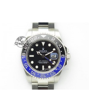 GMT-Master II 116710 BLNR Black/Blue Ceramic 1:1 Noob Best Edition On SS Bracelet A2836
