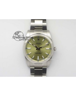 Oyster Perpetual 34mm Ladies 114300 1:1 Best Edition Champagne Dial On SS Bracelet A2824