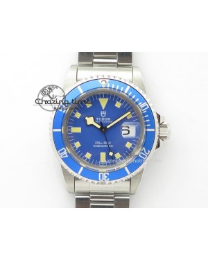 Submariner SS JKF Best Edition Blue Dial Square Markers (Black Date) A2836