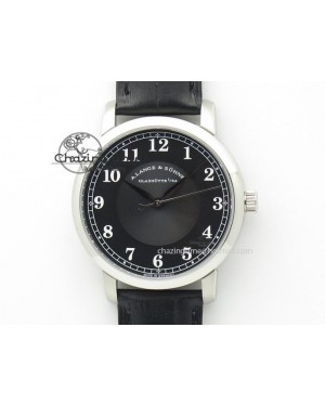 Sax-O-Mat MK Best Edition SS Black Dial On Black Leather Strap A88275