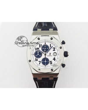 Royal Oak Offshore JF Best Edition “Navy” on Blue Leather Strap A7750