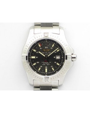 Clot Chronometer SS GF 1:1 Best Edition Black Sticks Marker Dial On SS Bracelet A2824