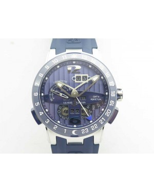 Executive Toro SS TWA 1:1 Best Edition Blue Dial On Rubber Strap Asian UN-32