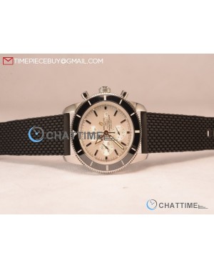 SuperOcean Heritage Chronograph Black Ceramic Bezel Steel Watch -A13313121G1S1