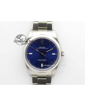 Oyster Perpetual 39mm 114300 JF 1:1 Best Edition Blue Dial On SS Bracelet SA3132