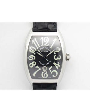 Casablanca SS TW 1:1 Best Edition Black Dial On Black Leather Strap A2824