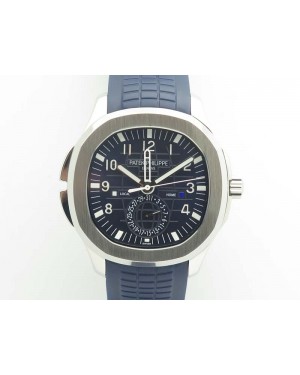 Aquanaut Time Travel 5164A SS Blue Dial On Rubber Strap 324SC
