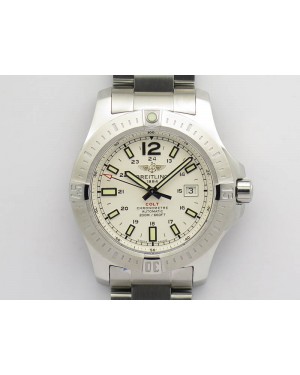 Clot Chronometer SS GF 1:1 Best Edition White Sticks Marker Dial On SS Bracelet A2824