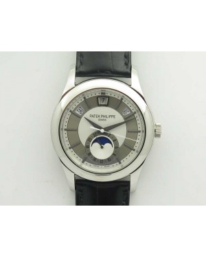 Complications Series Moonphase SS KMF White Dial On Black Leather Strap Cal.324