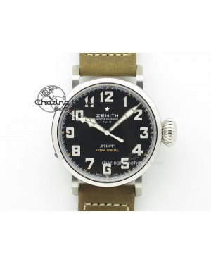 Pilot Type 20 Extra Special SS 45mm V6F 1:1 Best Edition On Brown Asso Strap A2892