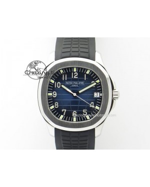 Aquanaut Jumbo SS V6 Maker Best Edition Blue Dial On Black Rubber Strap A2824