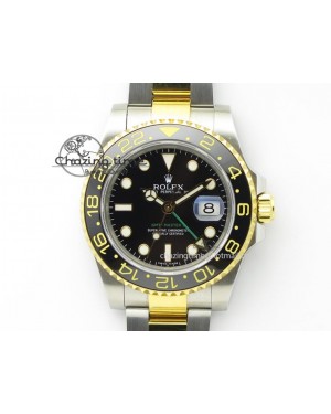 GMT-Master II 116713 LN Bp-Maker Best Edition YG Wrapped Bezel Black Dial On SS/YG Bracelet ETA2836