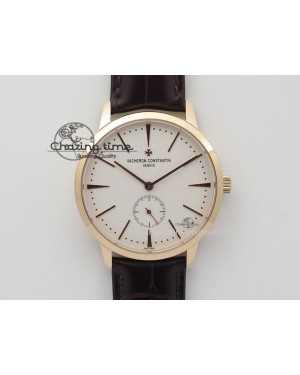 Patrimony RG MK Maker Best Edition White Dial On Brown Leather Strap Sec@6