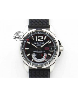 Mille Miglia SS Real Power Reserve Display Black Dial On Black Rubber Strap A2824