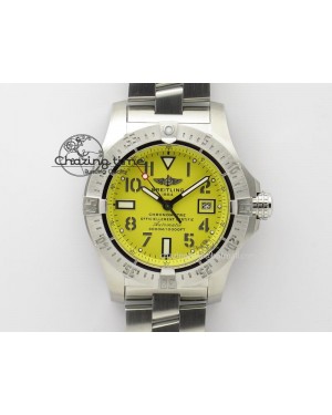 Seawolf H-Maker Best Edition Yellow Dial On SS Bracelet A2836