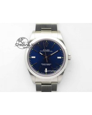 Oyster Perpetual 39mm 114300 BP Maker Best Edition Blue Dial On SS Bracelet A2824